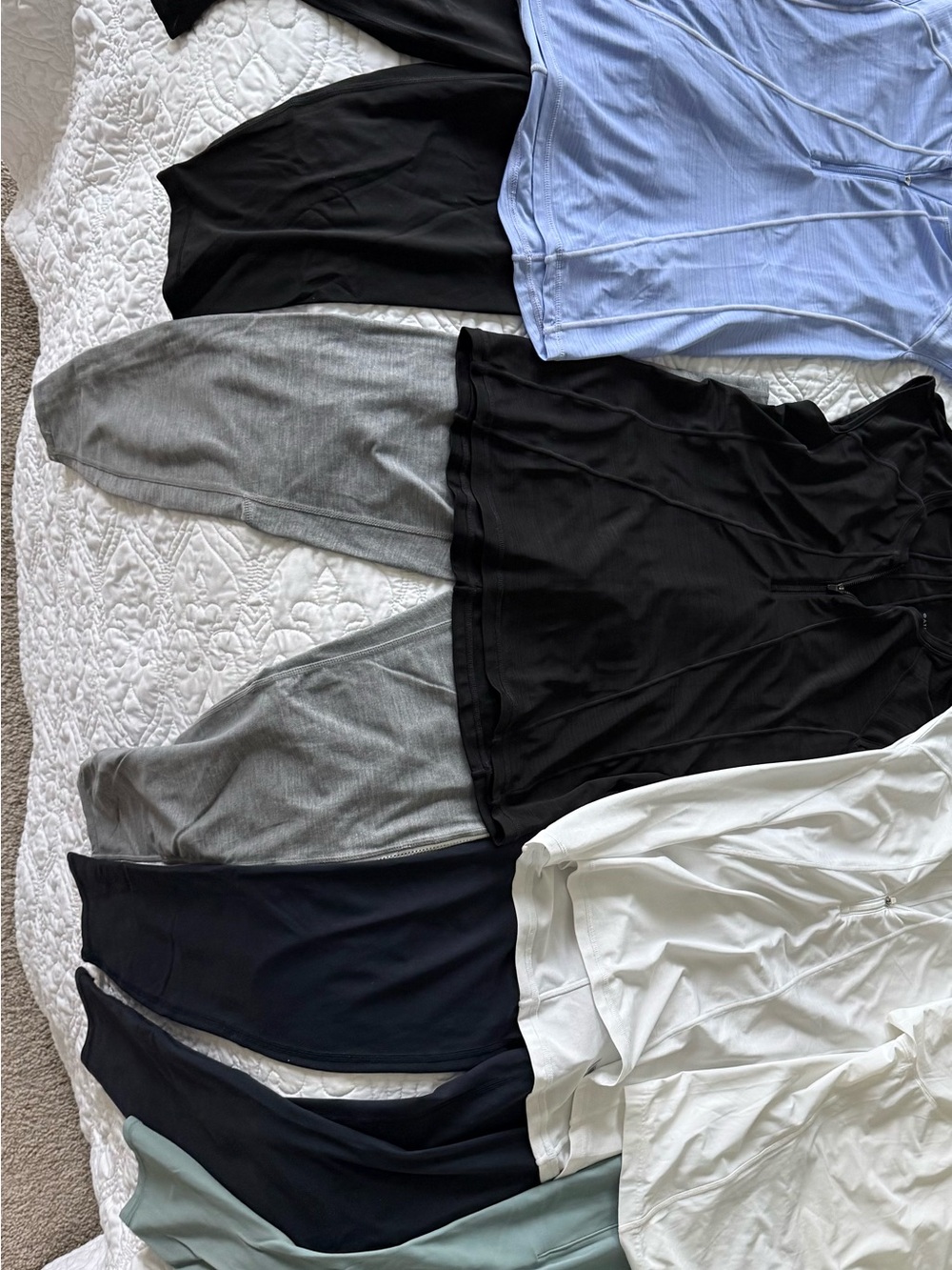 Women’s Athleta bundle — Black, Gray, White, Lilac, Teal